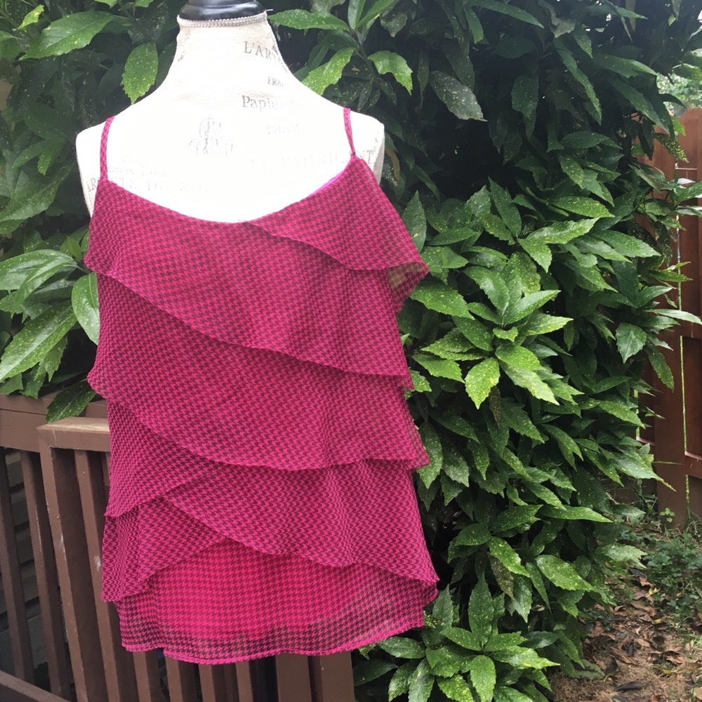 Houndstooth Layered Top - New York & Company XL
